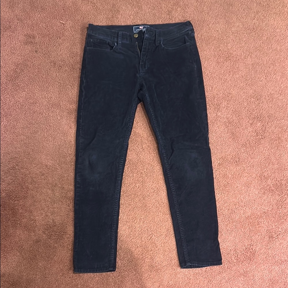Men's Navy Blue Corduroy Skinny pants